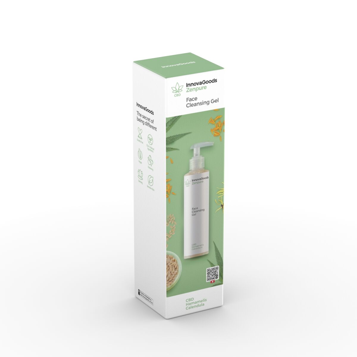 InnovaGoods Gesichtsreinigung Gel CBD Zenpure 200 ml – Produktansicht 8