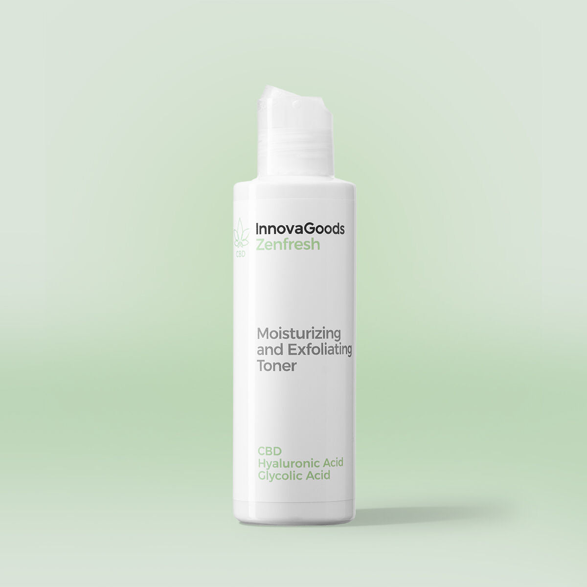 InnovaGoods Feuchtigkeitsspendender Peeling-Gesichtstoner CBD Zenfresh 150 ml – Produktansicht 1