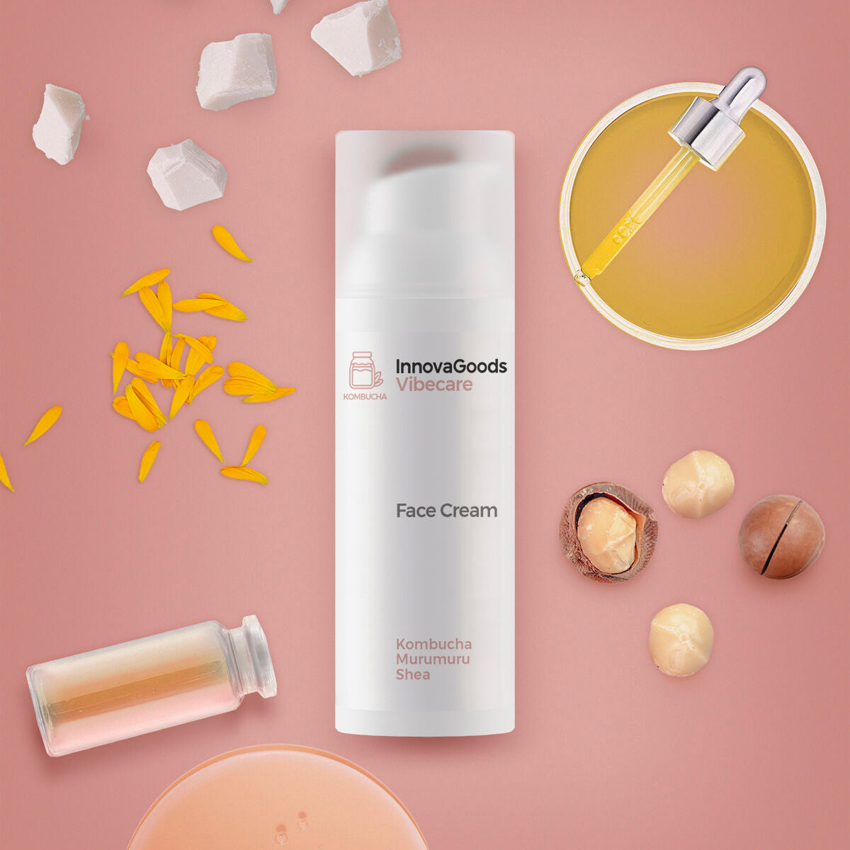 InnovaGoods Feuchtigkeitspflege fürs Gesicht Kombucha Vibecare 50 ml – Produktansicht 5