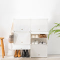 InnovaGoods Mobiler modularer Schuhschrank Weiß – Produktansicht 1