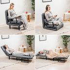 InnovaGoods 4-in-1 Umwandelbares Einzelschlafsofa Softfa – Produktansicht 1