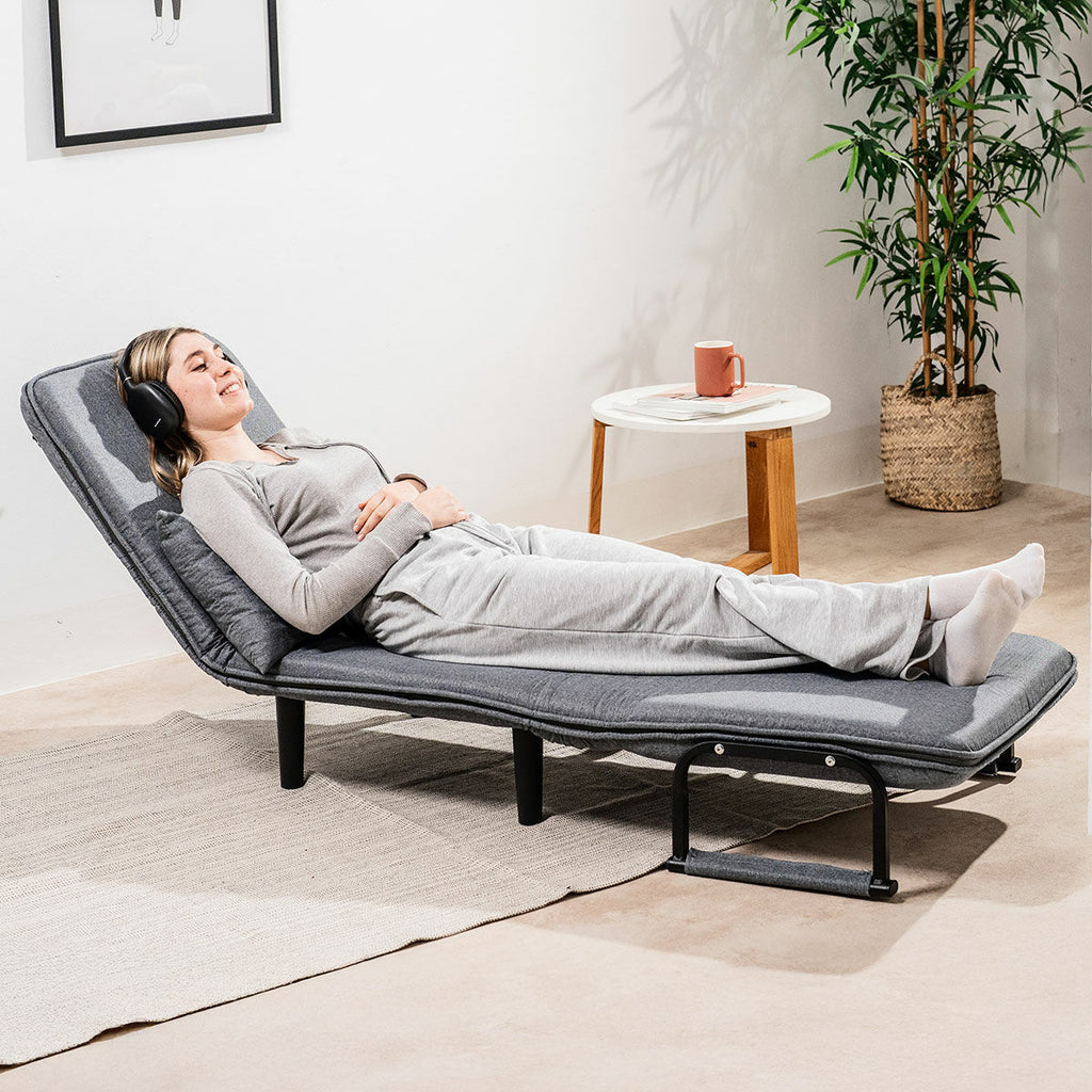 InnovaGoods 4-in-1 Umwandelbares Einzelschlafsofa Softfa – Produktansicht 4