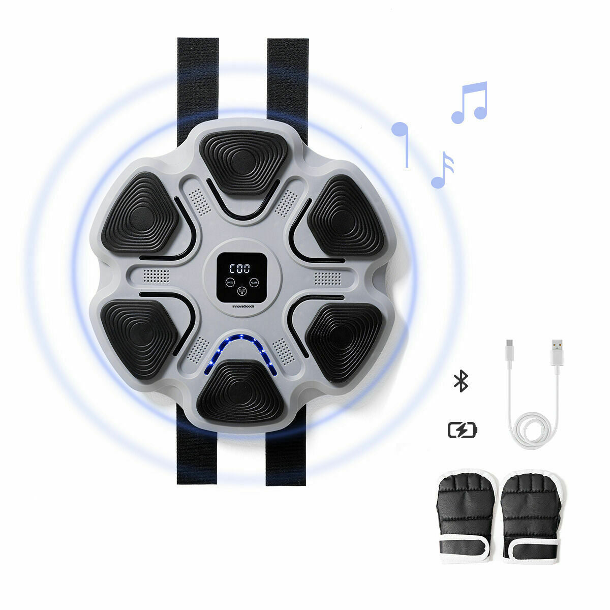 InnovaGoods Wiederaufladbar Music Boxing Maschine Beatfist – Produktansicht 7