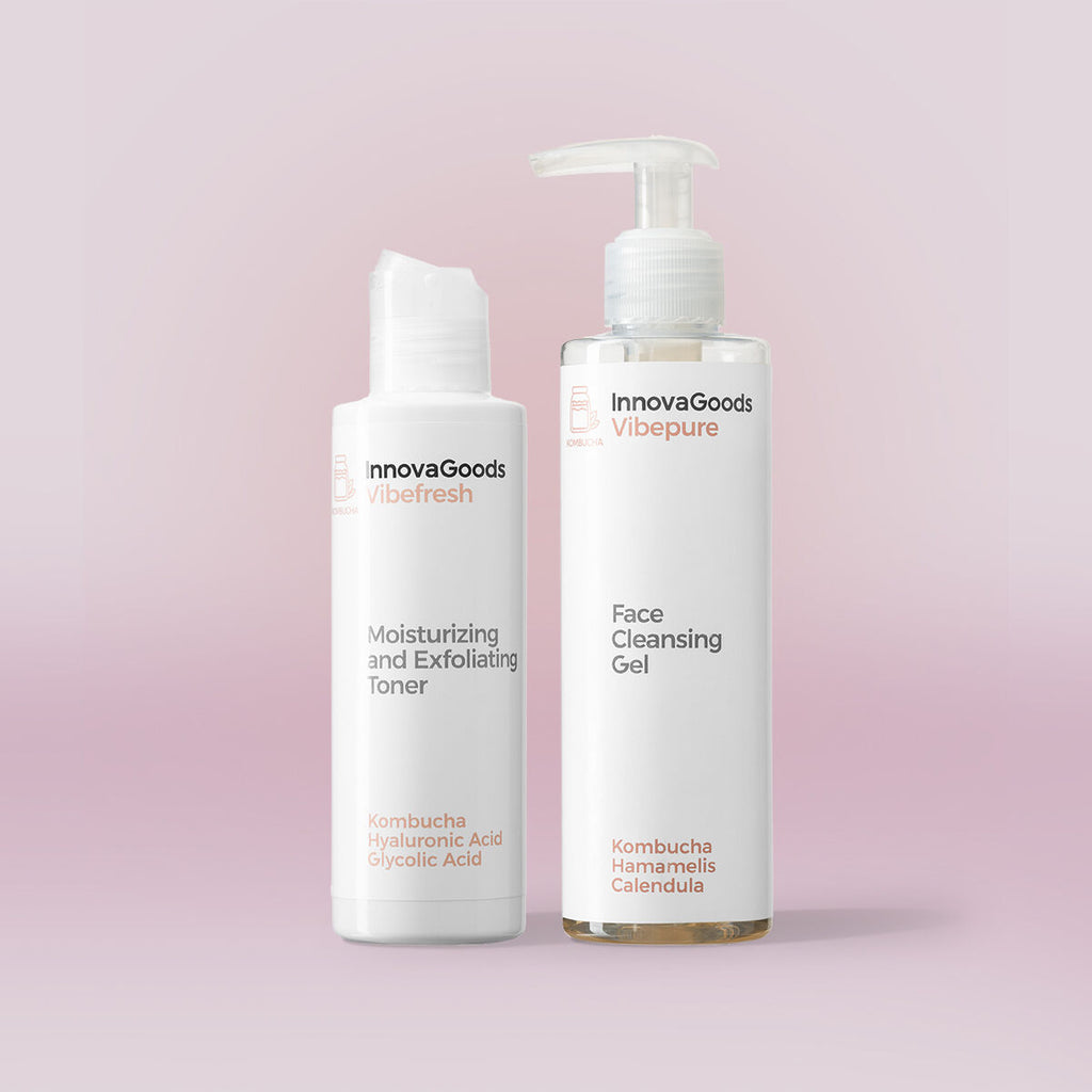 InnovaGoods Gesichtsreinigung Duo Set Kombucha – Ansicht 1