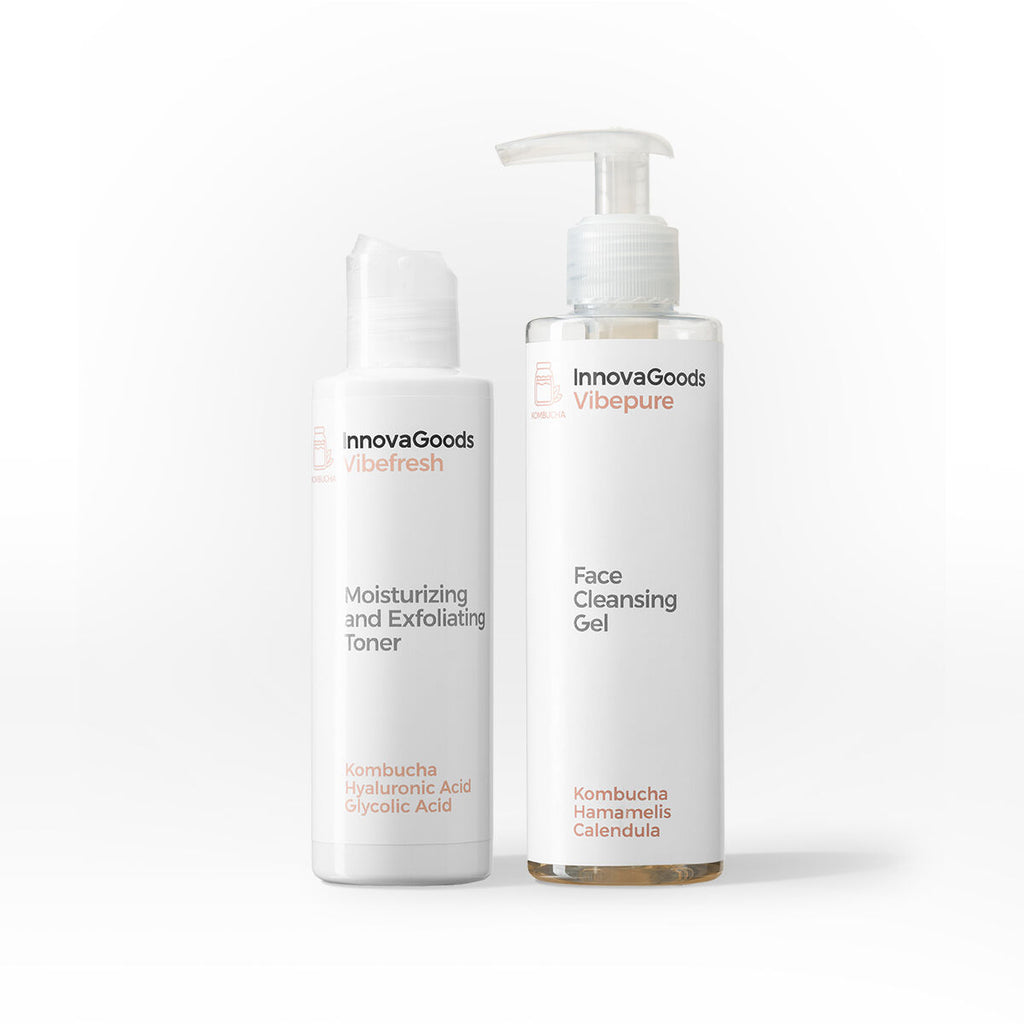 InnovaGoods Gesichtsreinigung Duo Set Kombucha – Ansicht 3