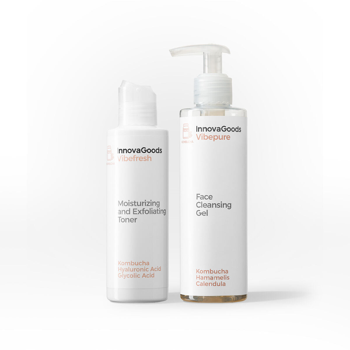 InnovaGoods Gesichtsreinigung Duo Set Kombucha – Ansicht 3