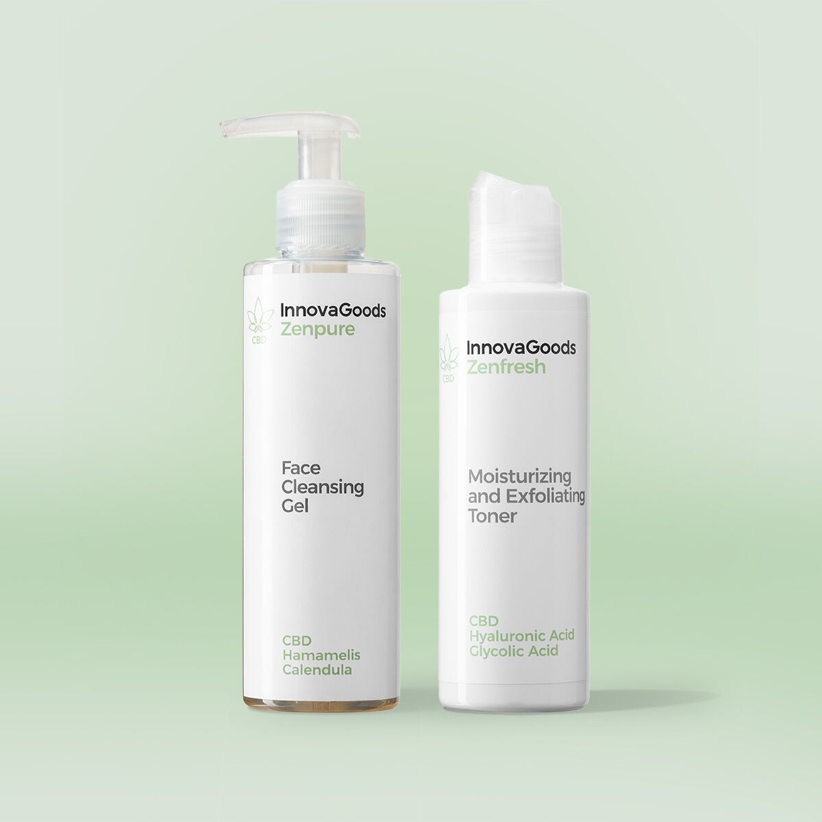 InnovaGoods Gesichtsreinigung Duo Set CBD – Ansicht 1