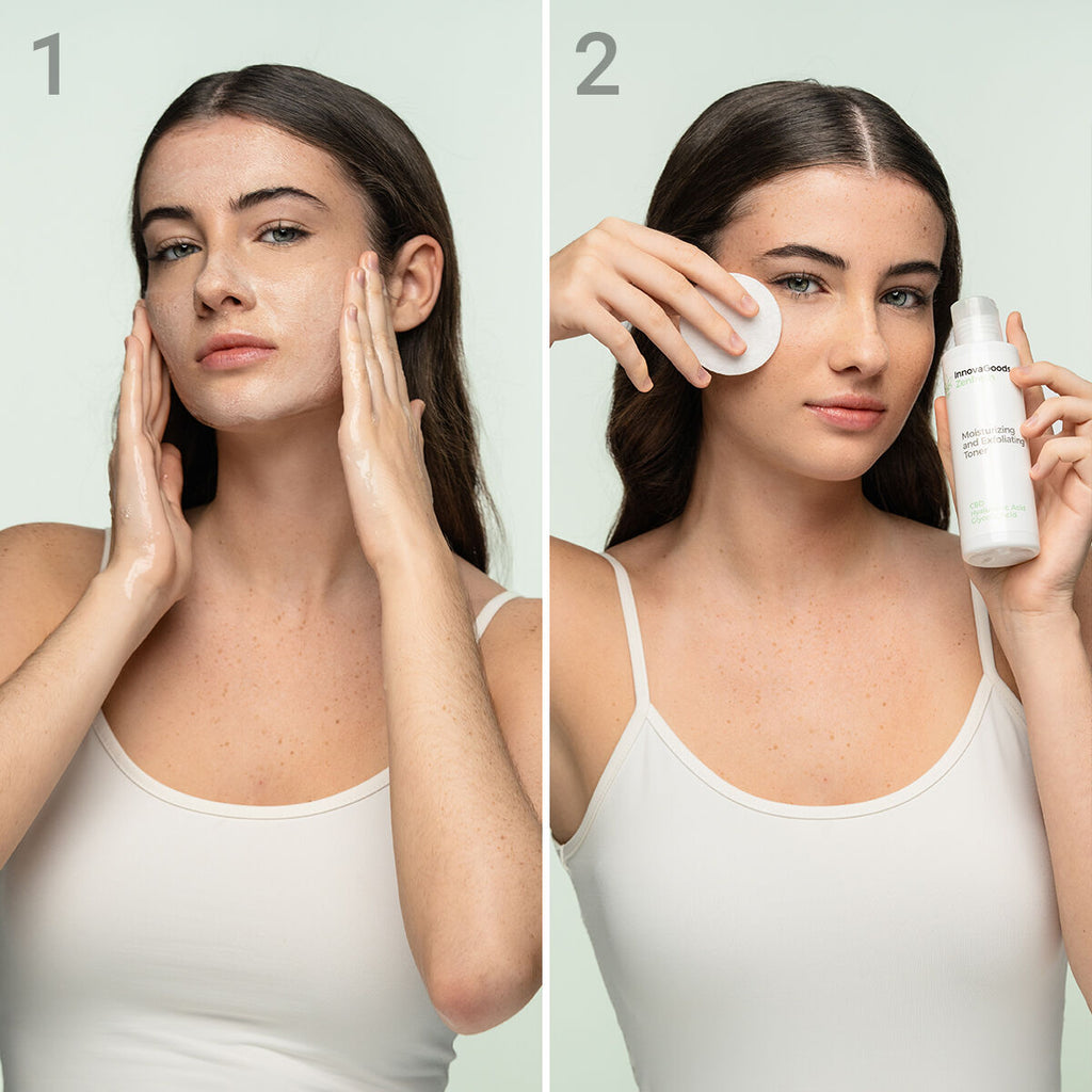 InnovaGoods Gesichtsreinigung Duo Set CBD – Ansicht 2