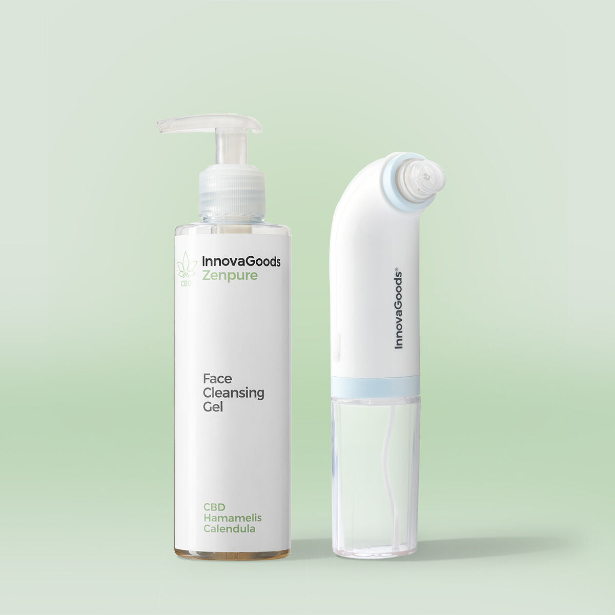 InnovaGoods Mitesser Reinigung Pflege Set CBD – Ansicht 1