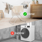 Foldable Electric Clothes Trockner mit Wings, Touch Screen, Timer, & Temperature Steuerung – Produktansicht 6